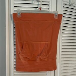 🌺BOGO🌺 Orange Tube Top with front Pocket